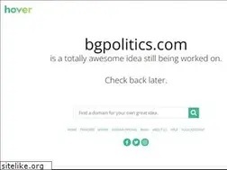 Sites similar to bgpolitics.com