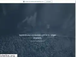 Sites similar to bgsblcbroker.wordpress.com