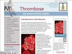 Sites similar to bgv-thrombose.de