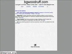 Sites similar to bgwoodruff.com