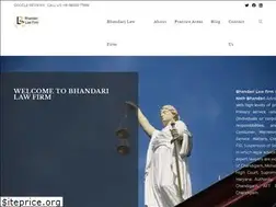 Sites similar to bhandarilawfirm.com