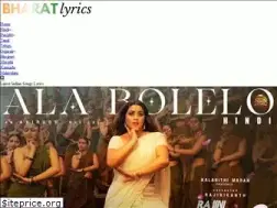 Sites similar to bharatlyrics.com