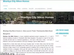 Sites similar to bhartiyacitynikoohomes.net.in