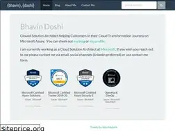 Sites similar to bhavindoshi.com