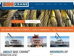 Sites similar to bhccrane.com