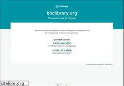 Sites similar to bhclibrary.org
