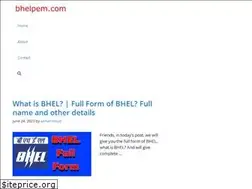 Sites similar to bhelpem.com