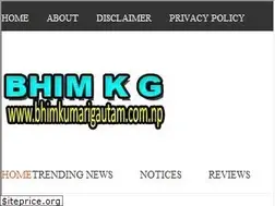 Sites similar to bhimkumarigautam.com.np