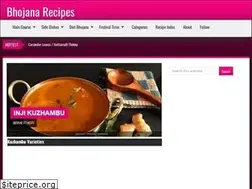 Sites similar to bhojanarecipes.com