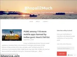 Sites similar to bhopali2much.wordpress.com