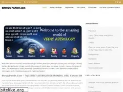 Sites similar to bhrigupandit.com