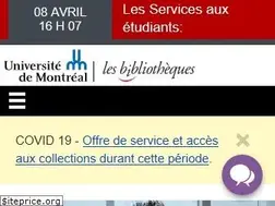 Sites similar to bib.umontreal.ca