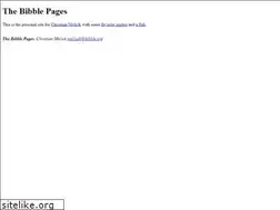 Sites similar to bibble.org