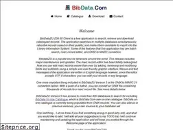 Sites similar to bibdata.com