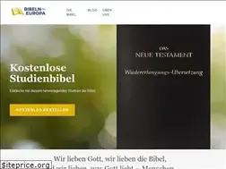 Sites similar to bibelnfuereuropa.org
