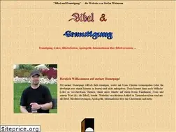 Sites similar to bibelundermutigung.de