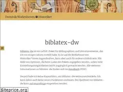 Sites similar to biblatex.dominik-wassenhoven.de