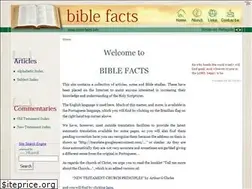 Sites similar to bible-facts.info