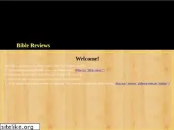 Sites similar to bible-reviews.com