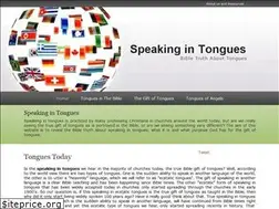 Sites similar to bible-speaking-in-tongues.com