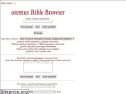 Sites similar to bible.oremus.org