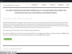Sites similar to bibleandcriticaltheory.com