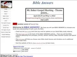 Sites similar to bibleanswer.com