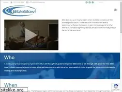 Sites similar to biblebowl.org