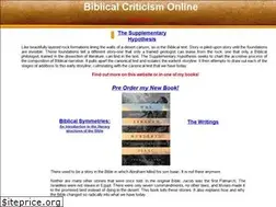 Sites similar to biblecriticism.com