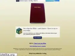 Sites similar to bibledice.com