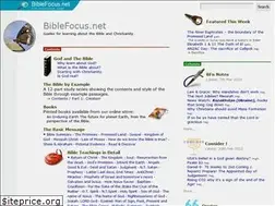 Sites similar to biblefocus.net