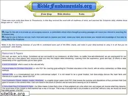 Sites similar to biblefundamentals.org