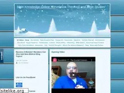Sites similar to bibleknowledgeonline.com