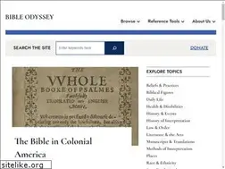 Sites similar to bibleodyssey.net