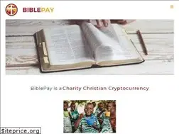 Sites similar to biblepay.org