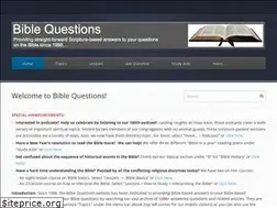 Sites similar to biblequestions.org