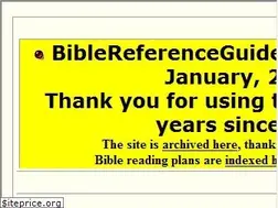 Sites similar to biblereferenceguide.com