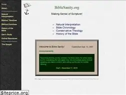 Sites similar to biblesanity.org