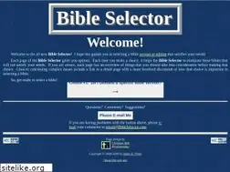 Sites similar to bibleselector.com