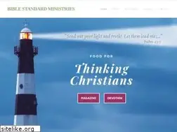 Sites similar to biblestandard.com