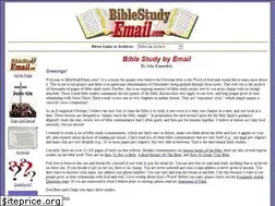 Sites similar to biblestudyemail.com