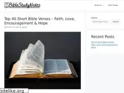 Sites similar to biblestudynotes.org
