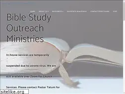Sites similar to biblestudyoutreachministries.org