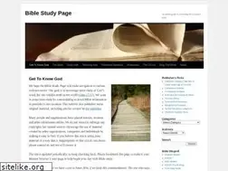 Sites similar to biblestudypage.com