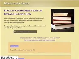 Sites similar to biblestudystart.com