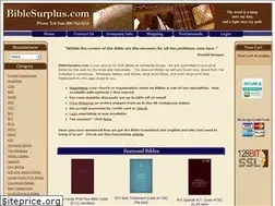 Sites similar to biblesurplus.com