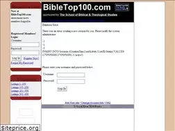 Sites similar to bibletop100.com