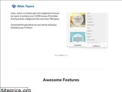 Sites similar to bibletopicsapp.com