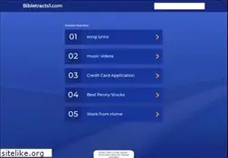 Sites similar to bibletracts1.com