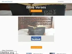 Sites similar to bibleversegenerator.com